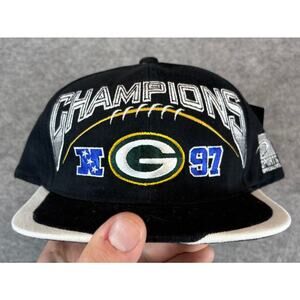 VINTAGE Green Bay Packers Champions Hat Cap Mens Sports Specialties Snapback NWT